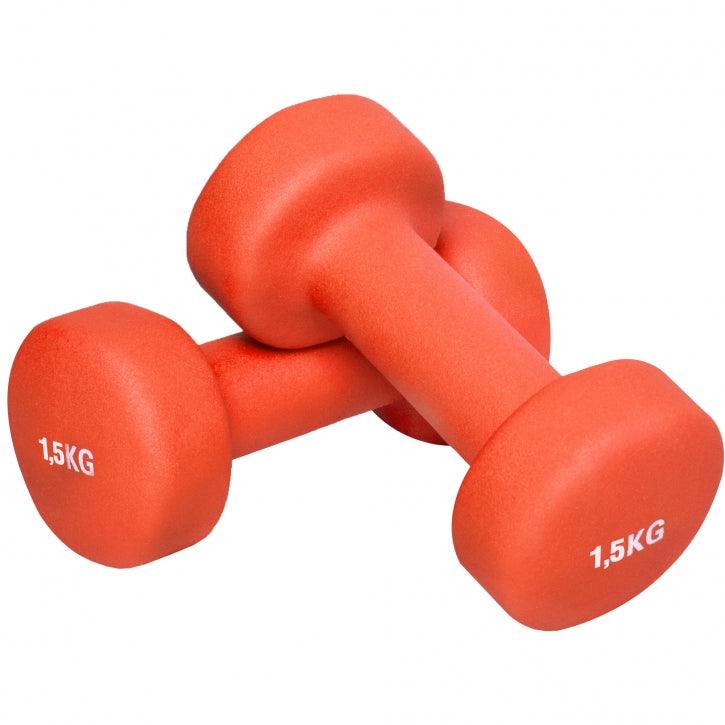 Gymnastic Dumbbell Set with Case - 10 kg