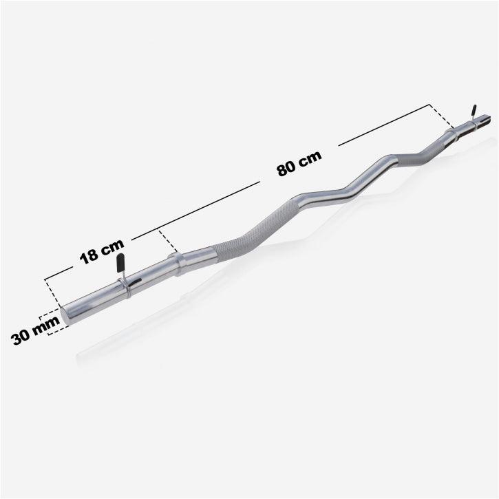EZ Curl Bar 120 cm with Spring Collars