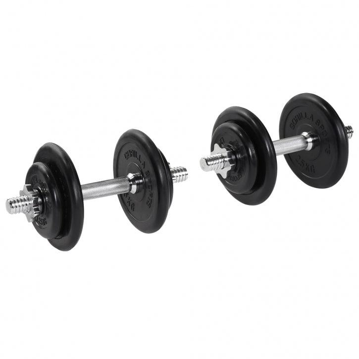 Rubber Coated Dumbbell Set 20 kg