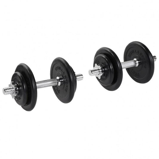 Rubber Coated Dumbbell Set 20 kg