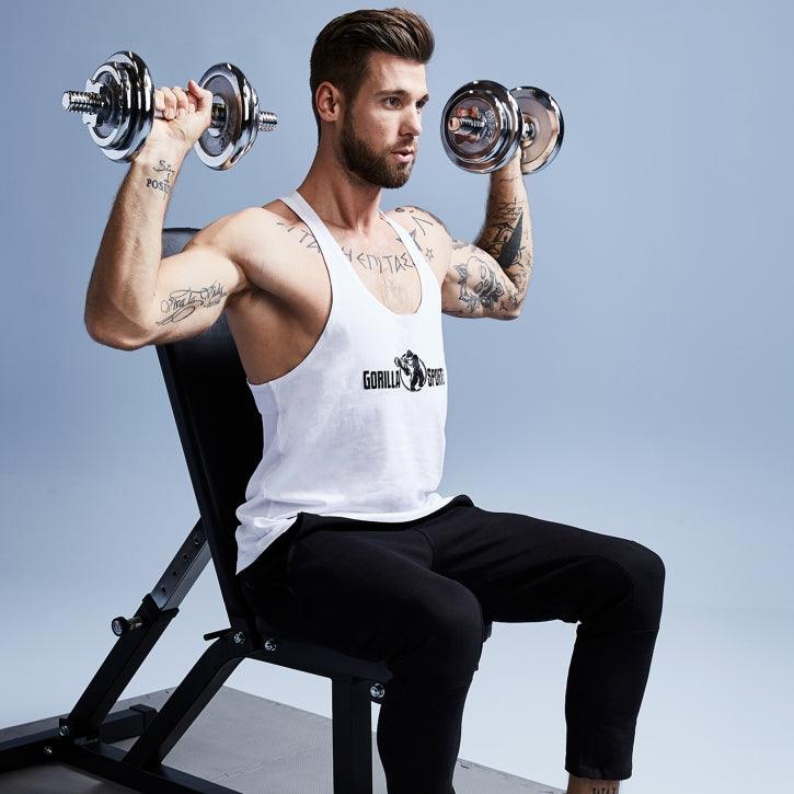 Dumbbell Bars 35 cm with Spring Collars (Set of 2), 30 mm