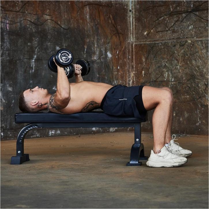 Black Flat Bench