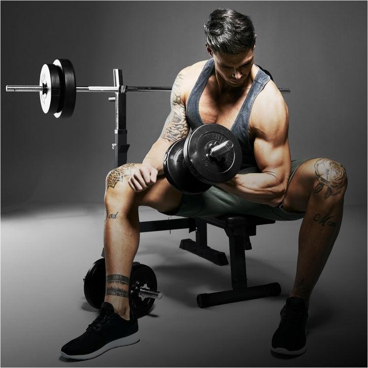 Weight Bench with Dip Station