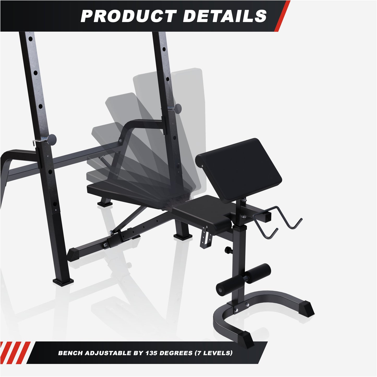 Weight Bench with separate Rack