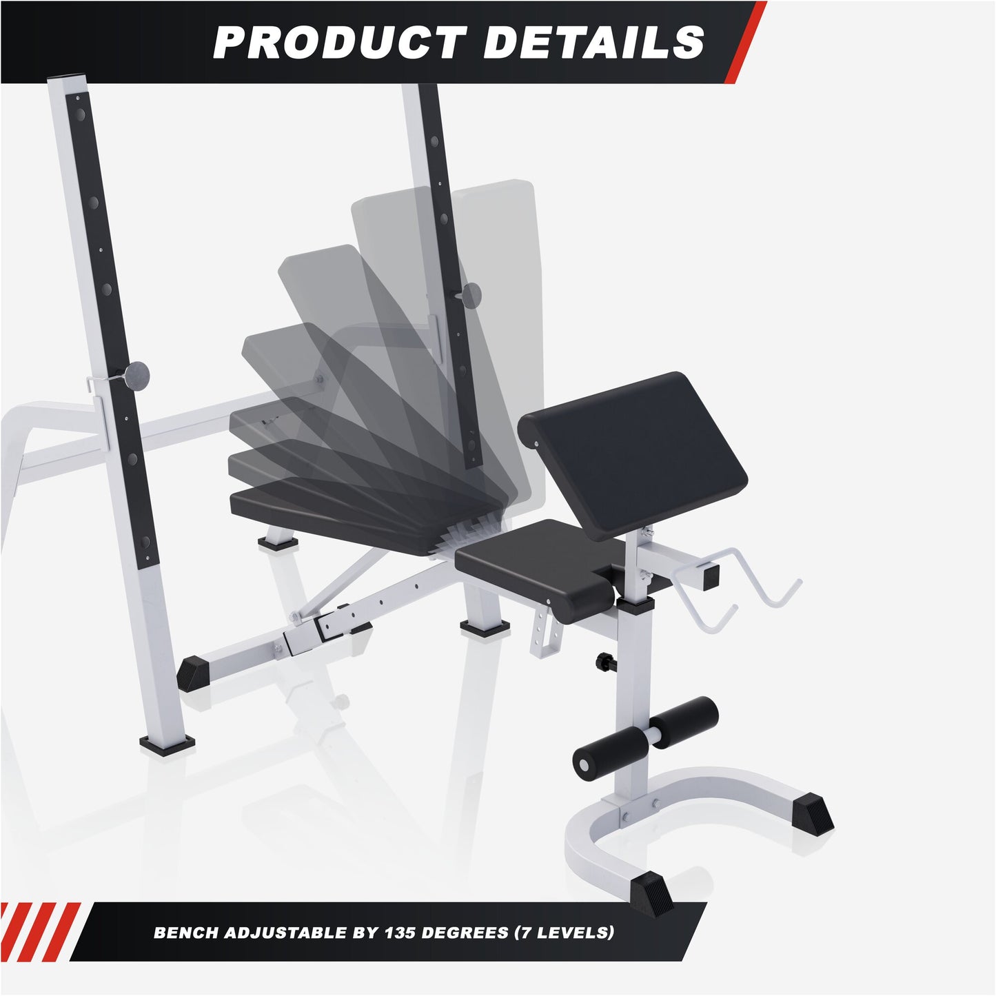 Weight Bench with separate Rack