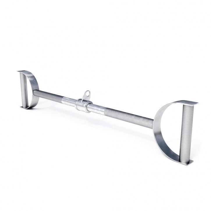 Straight Lat Pulldown Bar with D Handles and Swivel Joint