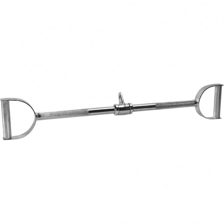Straight Lat Pulldown Bar with D Handles and Swivel Joint