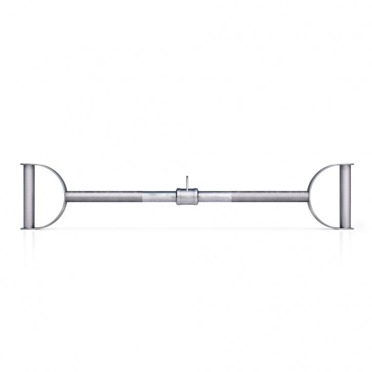 Straight Lat Pulldown Bar with D Handles and Swivel Joint