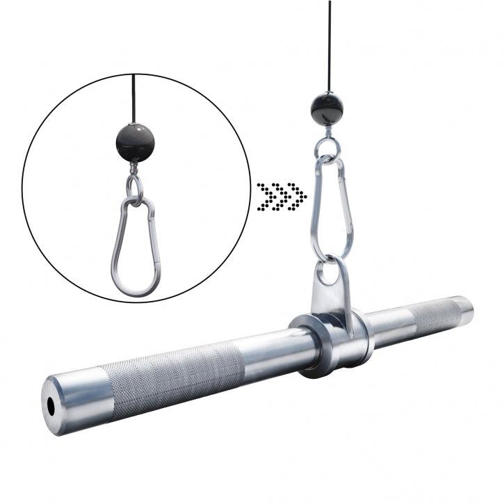 Rotating Tricep Bar Chrome