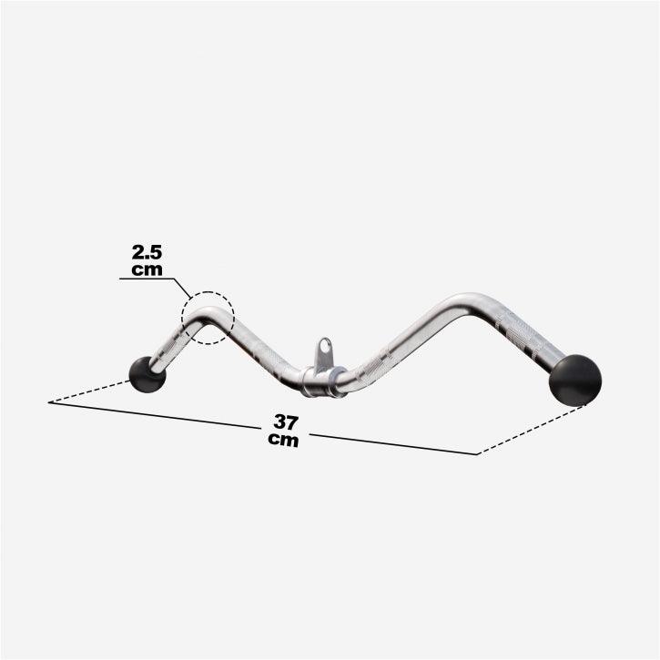 Ez Bar Cable Attachment with Chrome Rotating Swivel Joint
