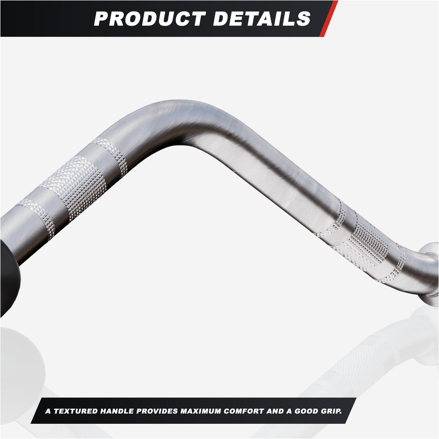 Ez Bar Cable Attachment with Chrome Rotating Swivel Joint