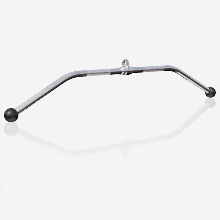 Revolving Lat Pulldown Bar with Rubber Ends in Chrome