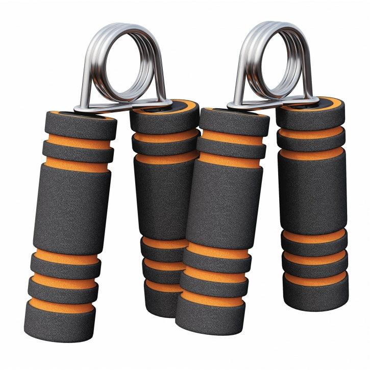 Hand Grips with Foam in Black/Orange