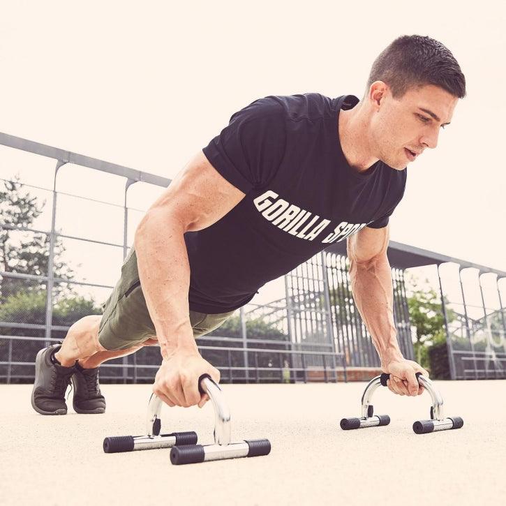 Push-Up Bars Handles Chrome-Plated