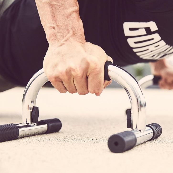 Push-Up Bars Handles Chrome-Plated