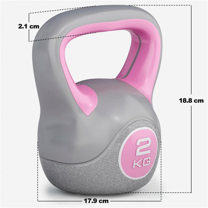 Plastic Coated Kettlebell 2 - 20 kg or in Set