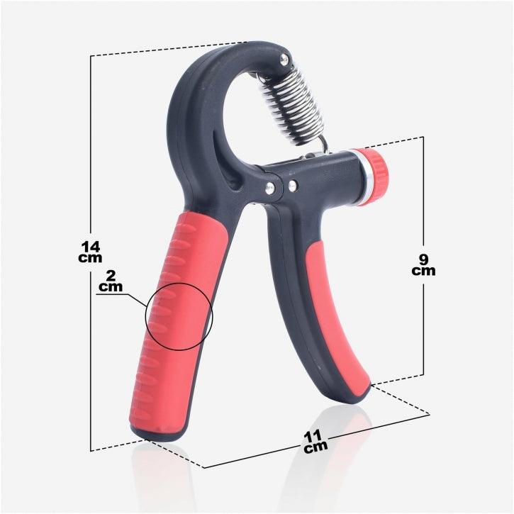 Adjustable Hand Grip Strengthener Black/Red