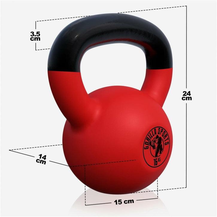 Neoprene Coated Cast Iron Kettlebell 2 kg - 28 kg