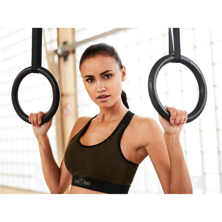 Gymnastic Rings in Plastic/Wood (Set of 2)