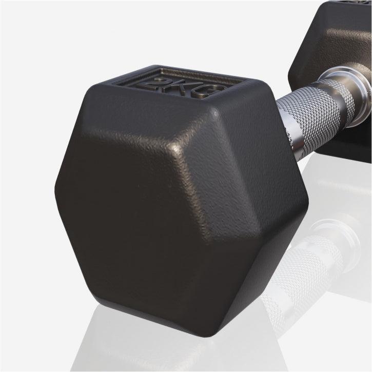 Hex Rubber Dumbbell 2 - 27.5 kg