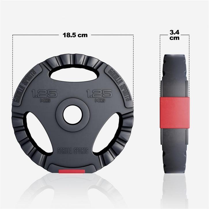 Tri-Grip Vinyl Weight Plate 30/31 mm