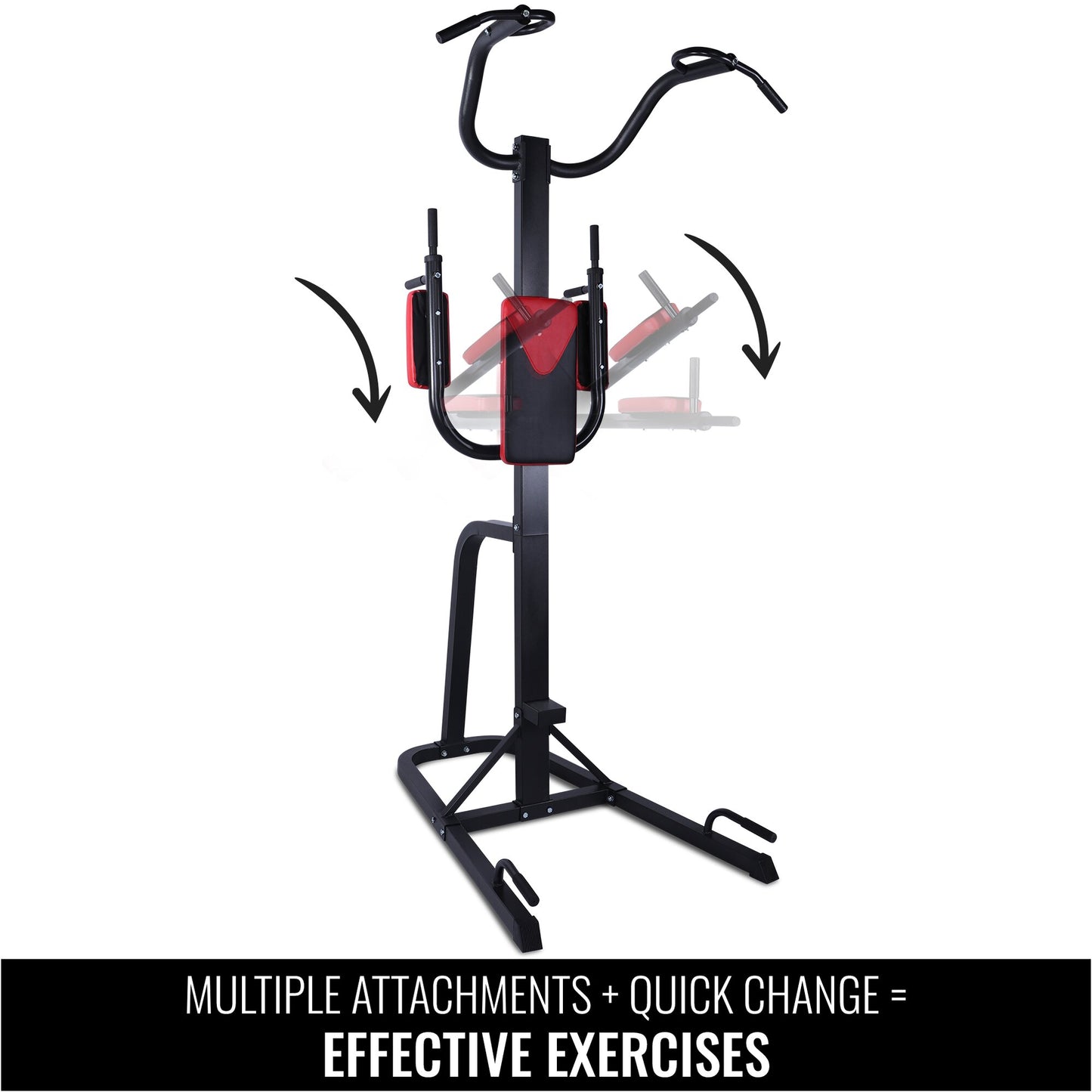 Multifunction Pull Up Station Black/Red