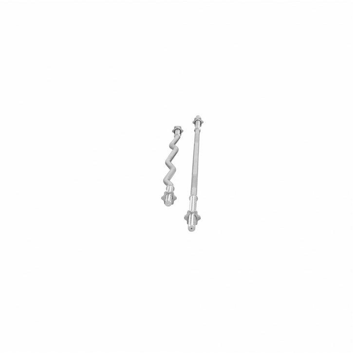 Weight Bar Set with 6 ft Barbell and 4 ft EZ Curl Bar