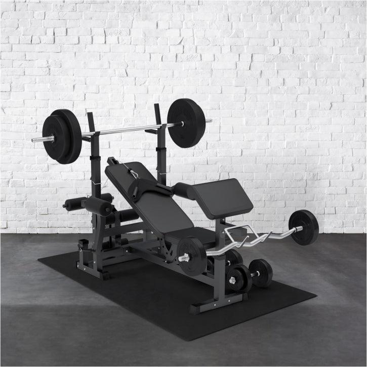 Floor Protection Mat Set with 6 Pieces + End Pieces