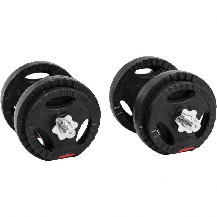 Plastic Tri-Grip Dumbbell Set 20 kg
