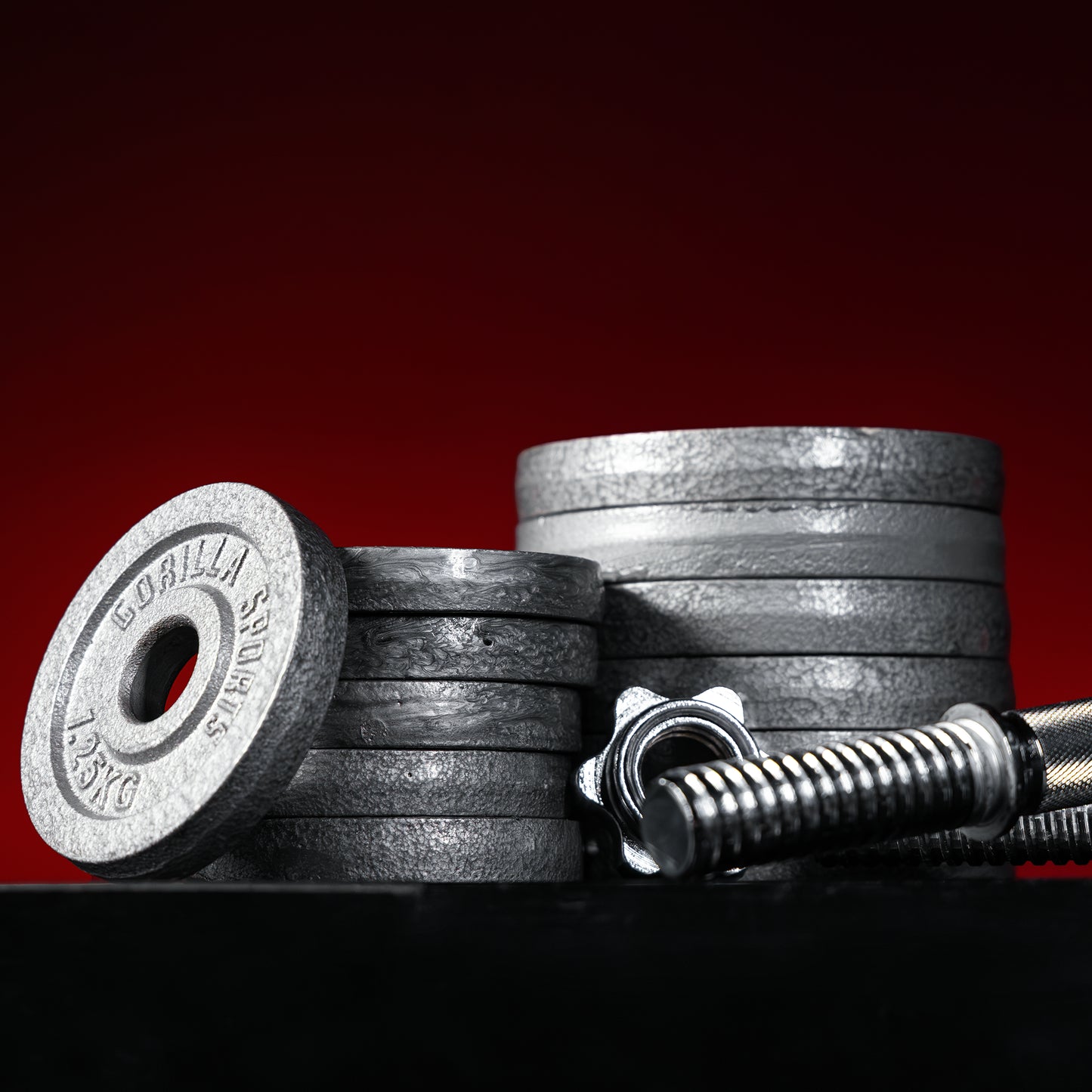 Dumbbell Set Cast Iron 27.5 kg with Star Collars