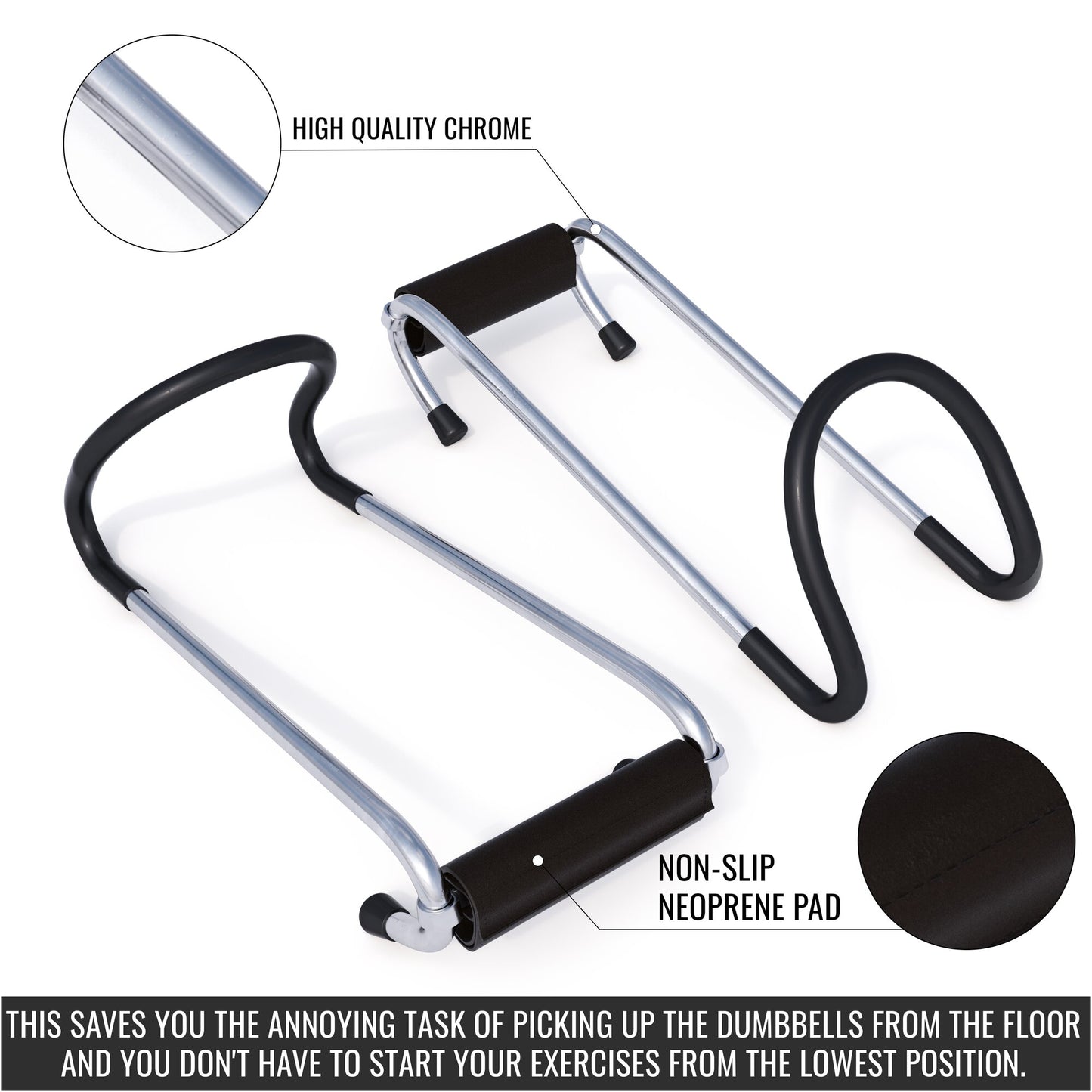 Dumbbell Power Hooks Chrome