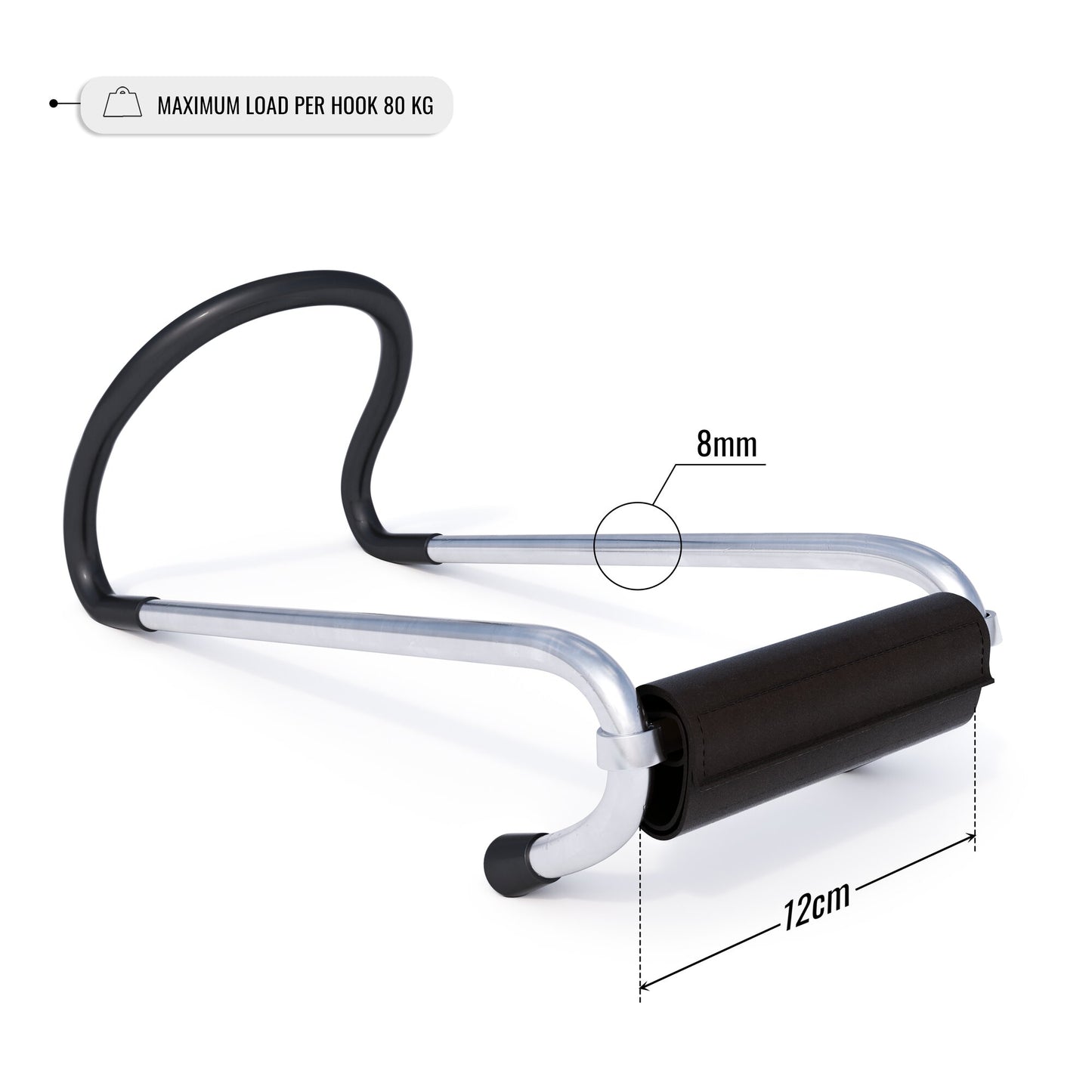 Dumbbell Power Hooks Chrome