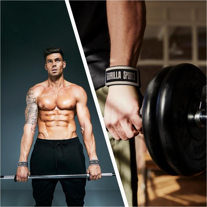 Lifting Straps Black/White