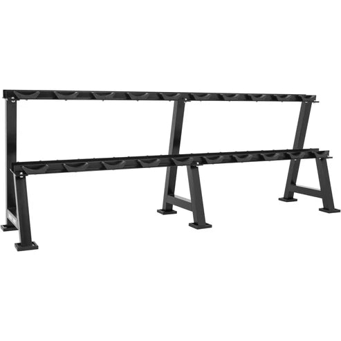Dumbbell Rack with 2 Shelves