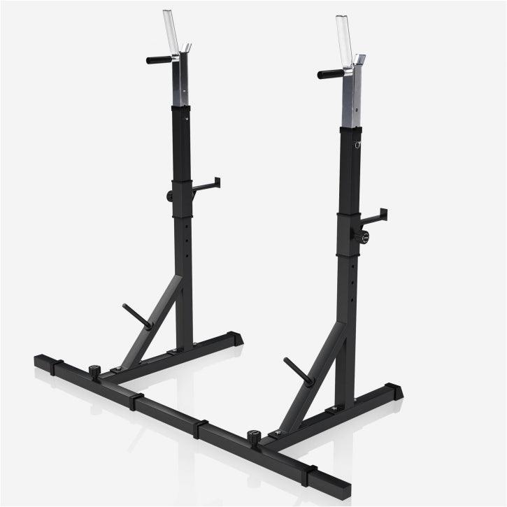 Adjustable Squat Rack Black
