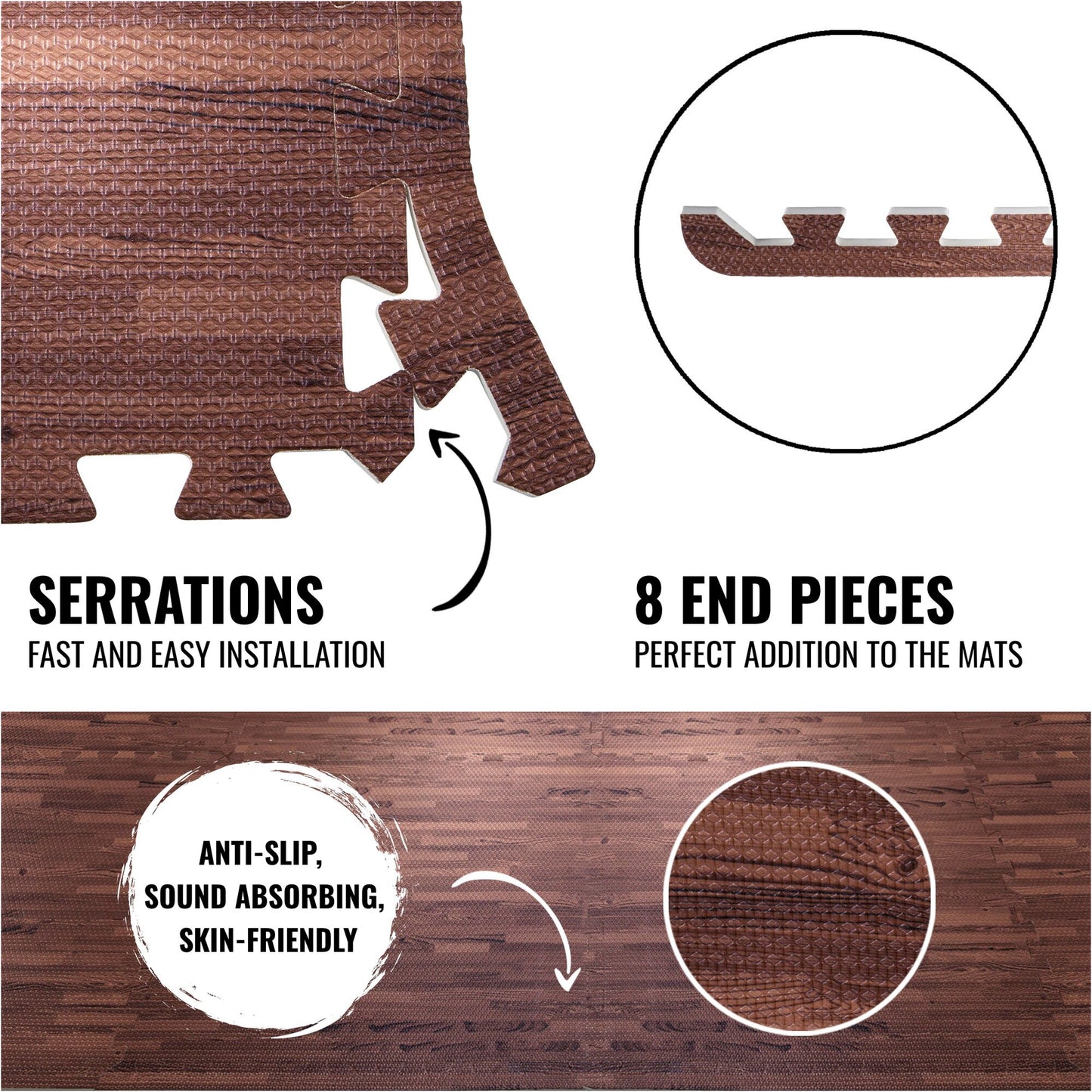 Floor Protection Mat 8 End Pieces