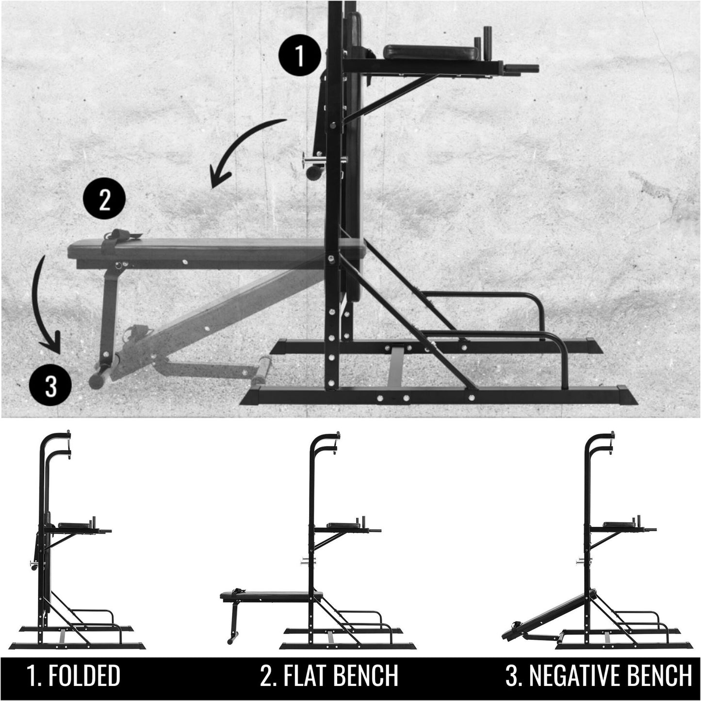 Multi Workout Station Black