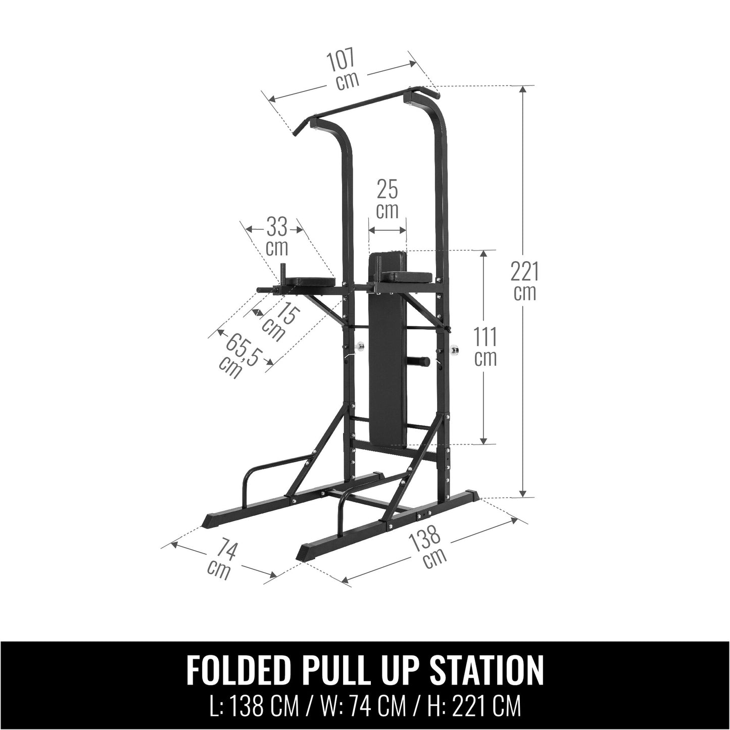 Multi Workout Station Black
