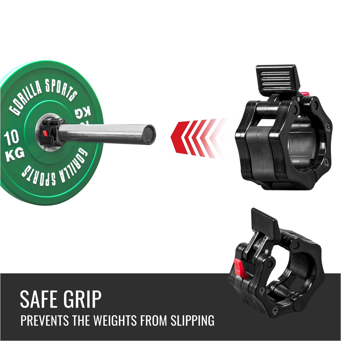 Quick Release Collars for Barbell Bars 50/51 mm