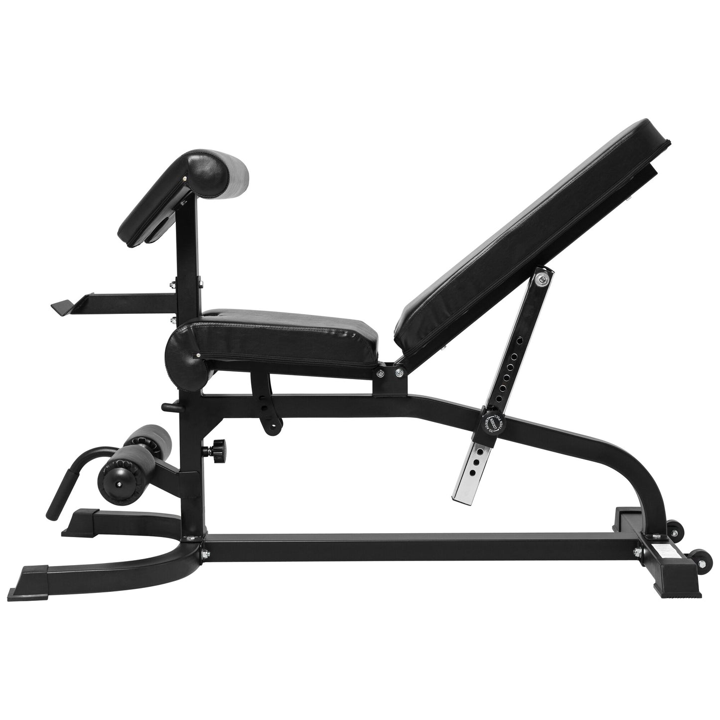 Adjustable Incline Bench with Leg Extension and Preacher Curl