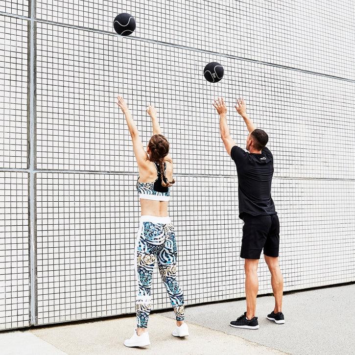 Rubber Medicine Ball 1 - 10 kg Non Slip