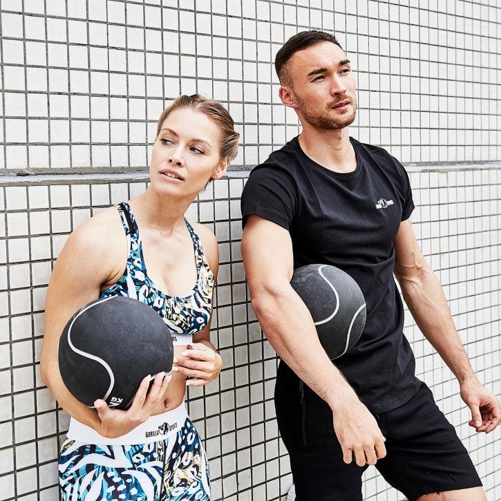 Rubber Medicine Ball 1 - 10 kg Non Slip