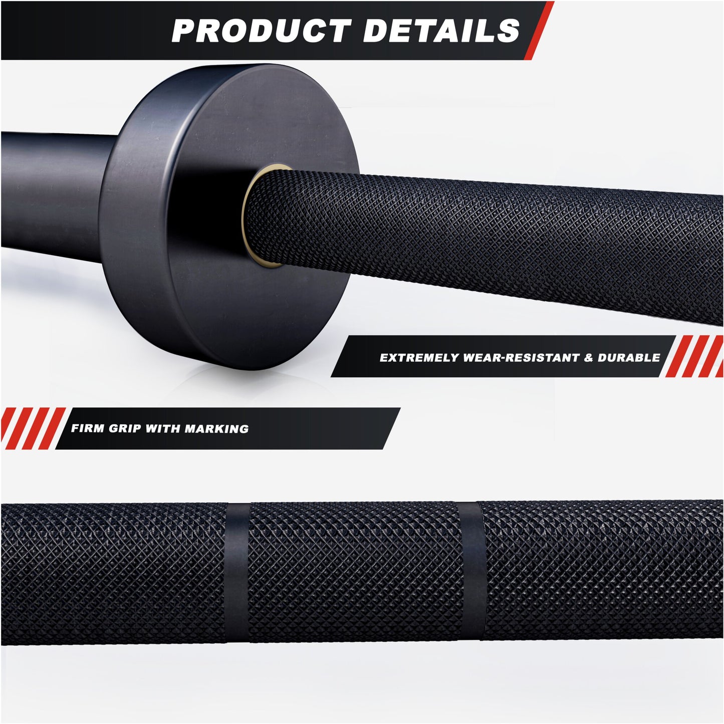 Olympic Barbell 220 cm (7.2 ft) in Different Colours