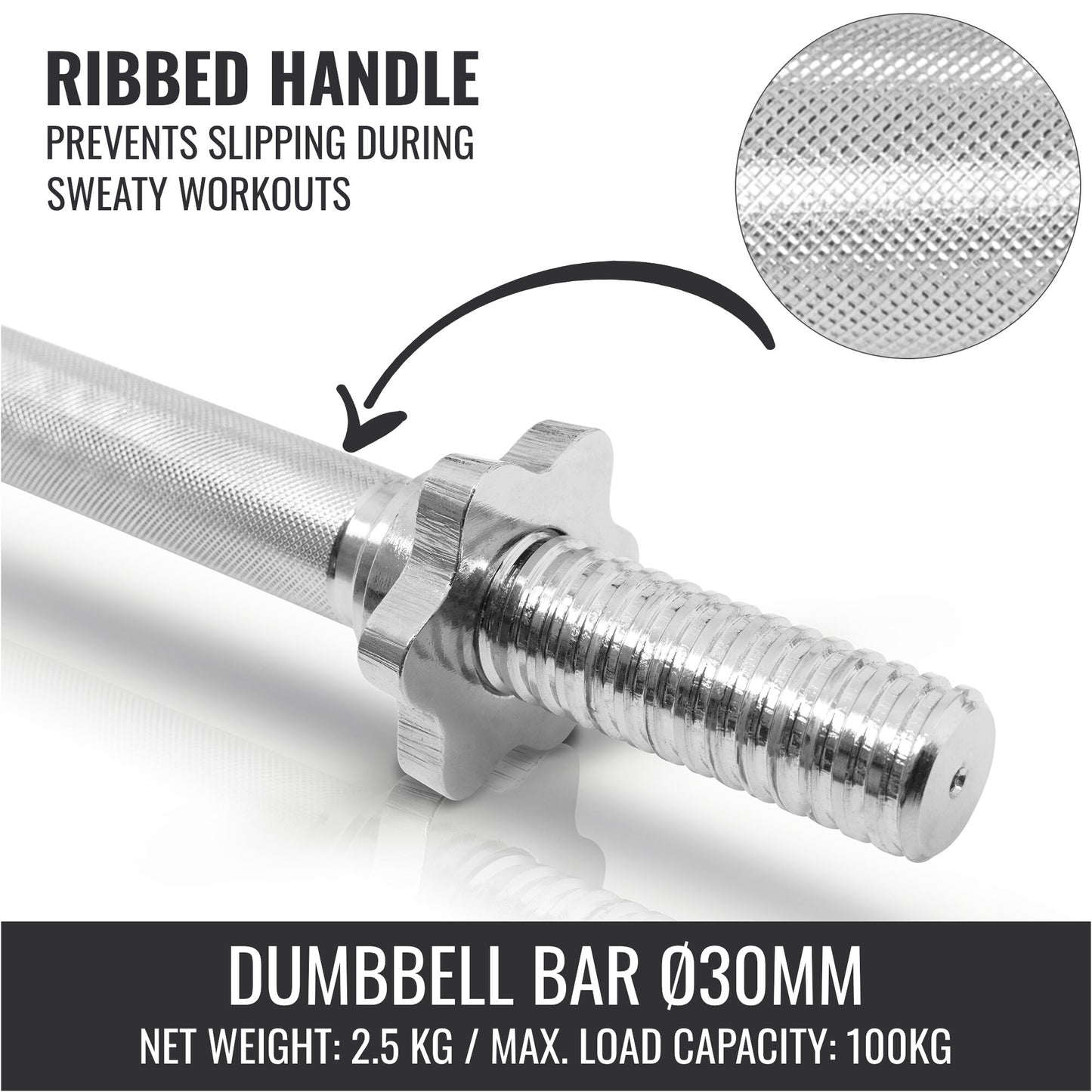 Adjustable Weight Set in Cast Iron 22 kg 2 in1