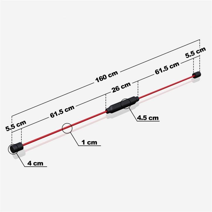 Elastic Fitness Swing Stick 160 cm