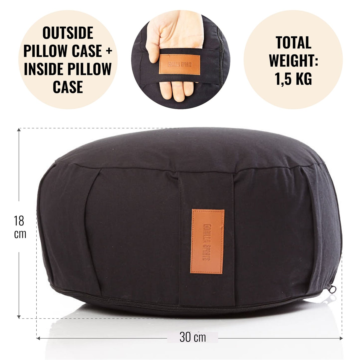 Yoga Cushion in different colors
