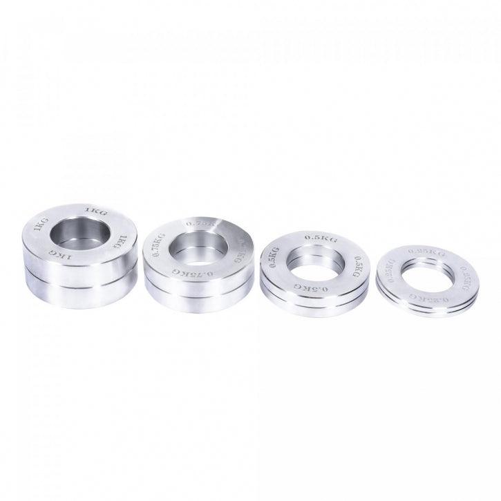 Steel Weight Plates Set 5 kg 50/51 mm with a Bag