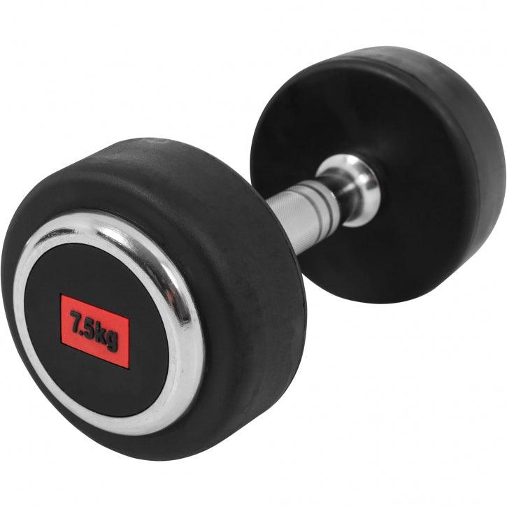 Rubber Coated Dumbbell 2.5 - 27.5 kg or in Set