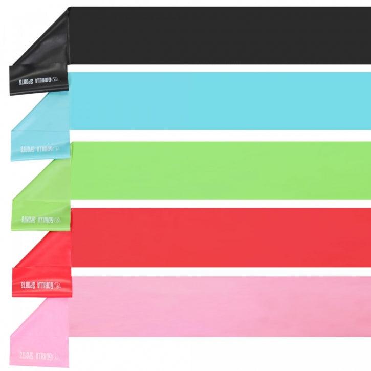 Resistance Bands in Latex 120 - 200 cm in Various Colours