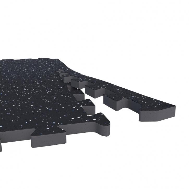 Rubber Gym Protection Mat (Set of 4 Parts + End Pieces)